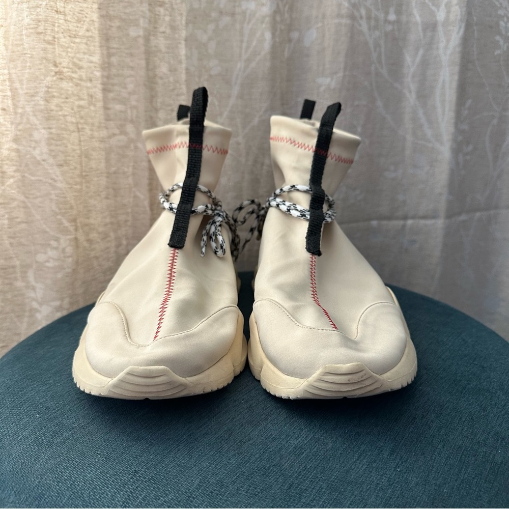 John Geiger 002 'Cream' PIxburgh, Black and White laces, Mens Size-13, - Picture 3 of 10